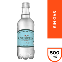 Agua Benedictino Sin Gas Unidad 500ml