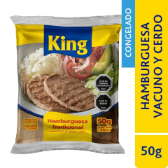 Hamburguesa Tradicional King 50gr.