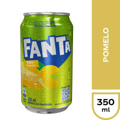 Fanta Pomelo Lata Unidad 350cc.