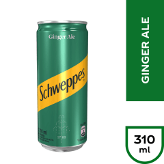 Bebida Schweppes Ginger Ale Verde 310ml.