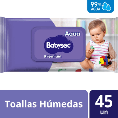 Toallas Humedas Babysec Premium 45un.
