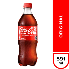Bebida Coca Cola Original 591cc.