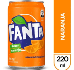 Lata Mini Fanta 220cc.