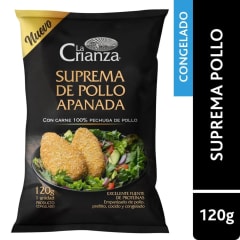Suprema de Pollo Apanada La Crianza 120gr.
