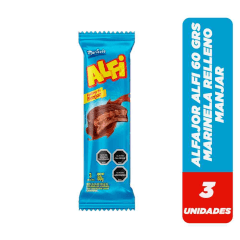 Alfajor Alfi 3un. Marinela 60gr.