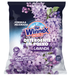 Detergente Winnex en Polvo Lavanda 400gr.
