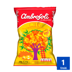 Caramelos Miel Ambrosoli 430gr.
