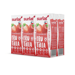 Leche Frutilla Surlat Bombillin 6x200ml.