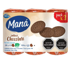 Galleta Mana Chocolate 136gr.