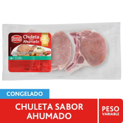 Chuleta Centro Ahumada Super Cerdo 350gr.