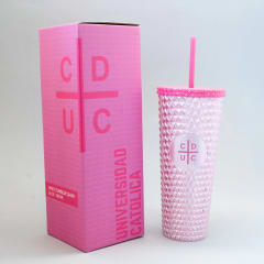 VASO TUMBLER SHINY PINK U CATOLICA