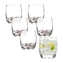 SET 6 VASOS NAPOLES W/B 290CC