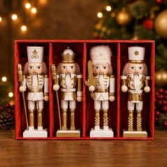 SET 4 CASCANUECES BLANCO