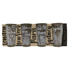SET 4 VASOS CITY COLLECTION