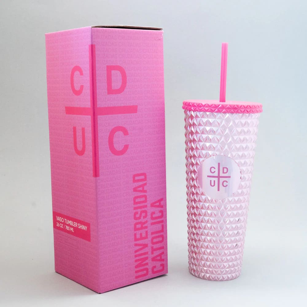 VASO TUMBLER SHINY PINK U CATOLICA1