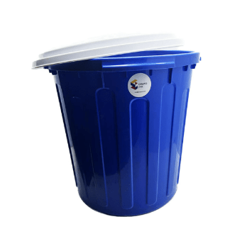 BASURERO AZUL C/ TAPA1