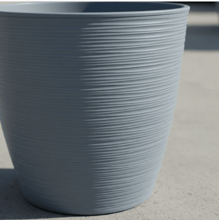 MACETERO STONE GRIS 25 CM2