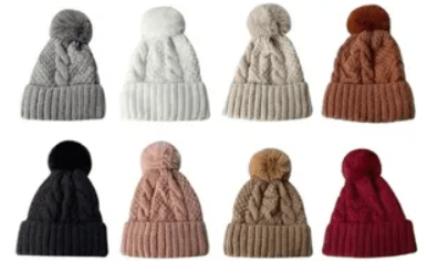 GORRO LANA POM POM2