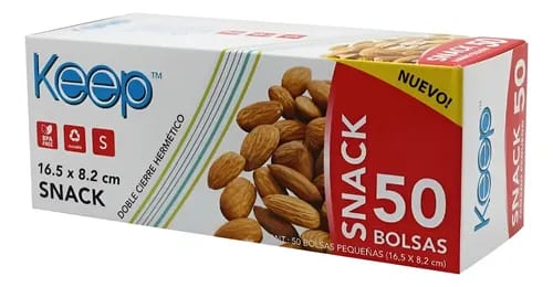 BOLSA HERMÉTICA SNACK 50 UN1