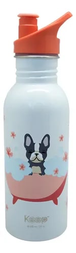 BOTELLA METALICA 600 ML PET1