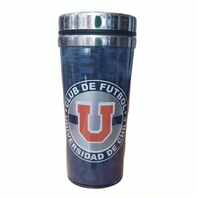 MUG TERMICO LOGO PLATEADO U DE CHILE1