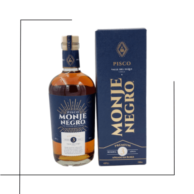 PISCO MONJE NEGRO RESERVA 3 AÑOS 40°1