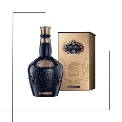 WHISKY CHIVAS REGALS 21 AÑOS AZUL