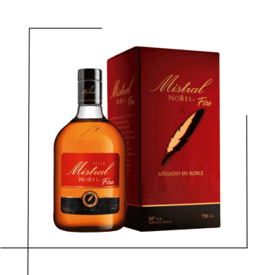 PISCO MISTRAL NOBEL FIRE 30° 750CC