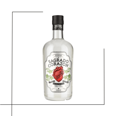PISCO SAGRADO CORAZON RESERVADO TRASPARENTE 40°1