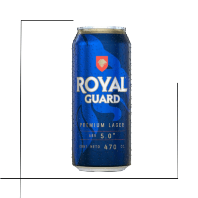 CERVEZA LATA ROYAL GUARD