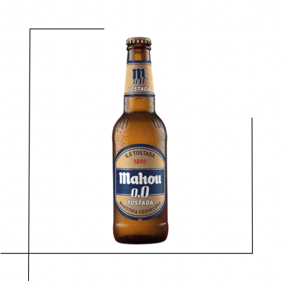 CERVEZA BOTELLA MAHOU TOSTADA SIN ALCOHOL