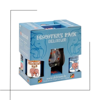 CERVEZA DISCOVERY PACK DELIRIUM 330 CC+ COPA 330 CC