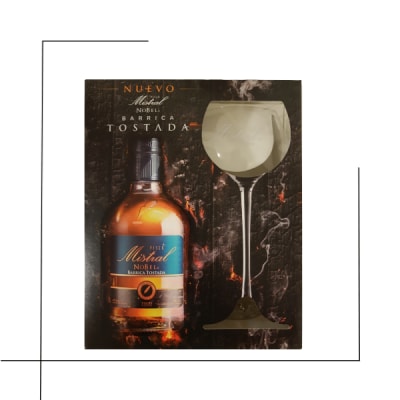 PISCO PACK MISTRAL NOBEL BARRICA TOSTADA + COPA1