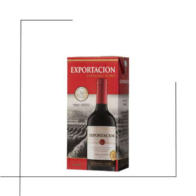 VINO VARIETAL EN CAJA EXPORTACIÓN CONCHA Y TORO TINTO