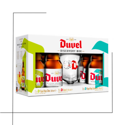 CERVEZA PACK DUVEL DISCOVERY BOX + COPA1