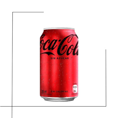 BEBIDA LATA COCA COCA ZERO