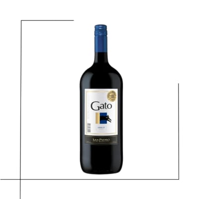 VINO BOTELLON GATO MERLOT