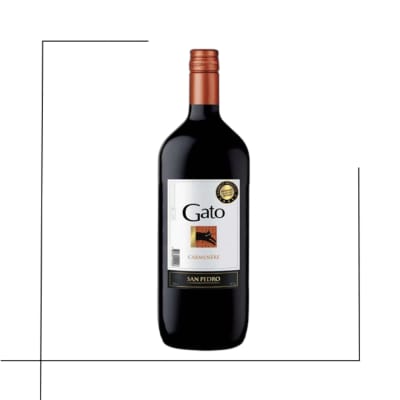 VINO BOTELLON GATO CARMENERE