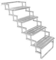 ESCALERA RETRACTIL ENTRADA 4 PELDAÑOS ALUMINIO TLRVS