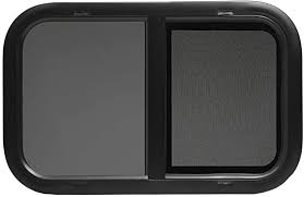 VENTANA CORREDERA ALUMINIO NEGRA CON MOSQUITERO 60 X 45CM1