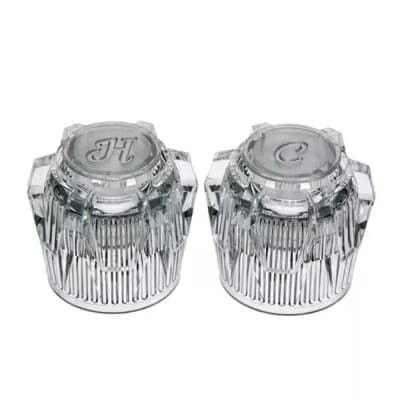 MANILLA LLAVE AGUA, ACRILICO TRANSPARENTE SET DE 2, PHOENIX