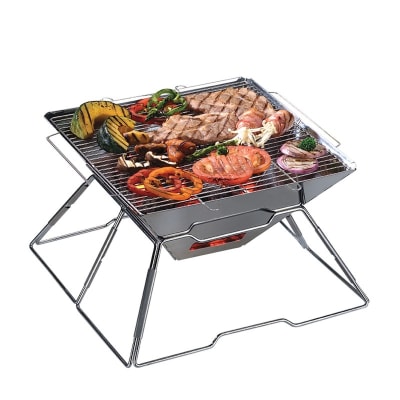 PARRILLA PLEGABLE XENA 2-4 PERS 35CM X 35CM - DOITE1