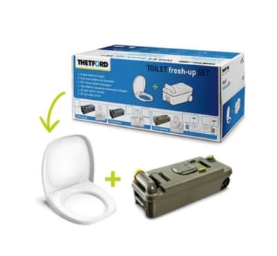SET ESTANQUE + TAPA BAÑO WC CASSETTE C2/C3/C4 DERECHO THETFORD