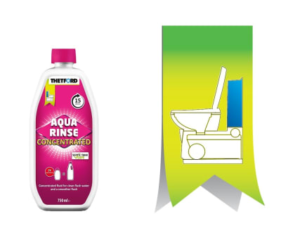 LIQUIDO DESODORANTE AQUA RINSE CONCENTRADO P/BAÑO QUIMICO 750ML THETFORD