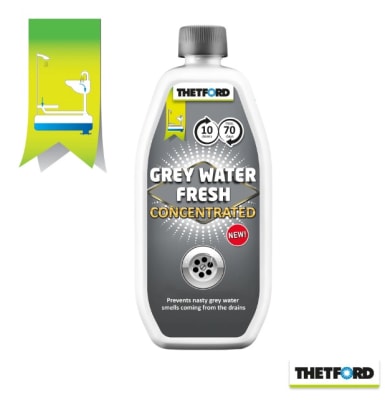 LIQUIDO REMOVEDOR DE OLORES ESTANQUE AGUA GRIS GREY WATER FRESH 800ML THETFROD