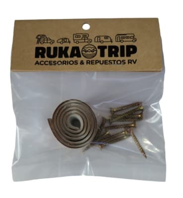 KIT INSTALACION MENOR 50CM BUTYL TAPE + 10 TORNILLOS1