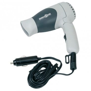 SECADOR DE PELO 12V 168W PARA VIAJES BRUNNER