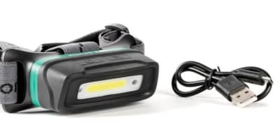 LINTERNA FRONTAL VIRGO 300LUM RECARGABLE USB - DOITE1