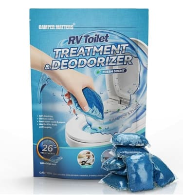 PACK 26 SACHETS DISGREGANTES TANQUE AGUAS NEGRAS  HASTA 150LTS.