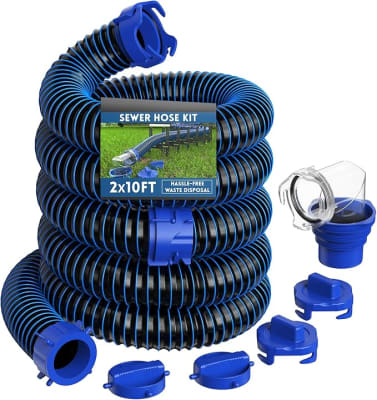 KIT MANGUERA CORRUGADA P/DRENAJE AGUAS NEGRAS 6MTS (2X3MT) - DUMPMAN